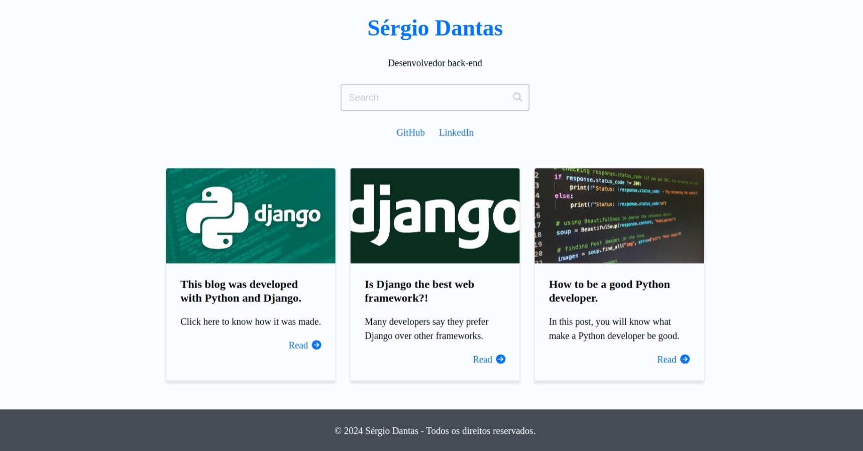 Image of Blog Django.