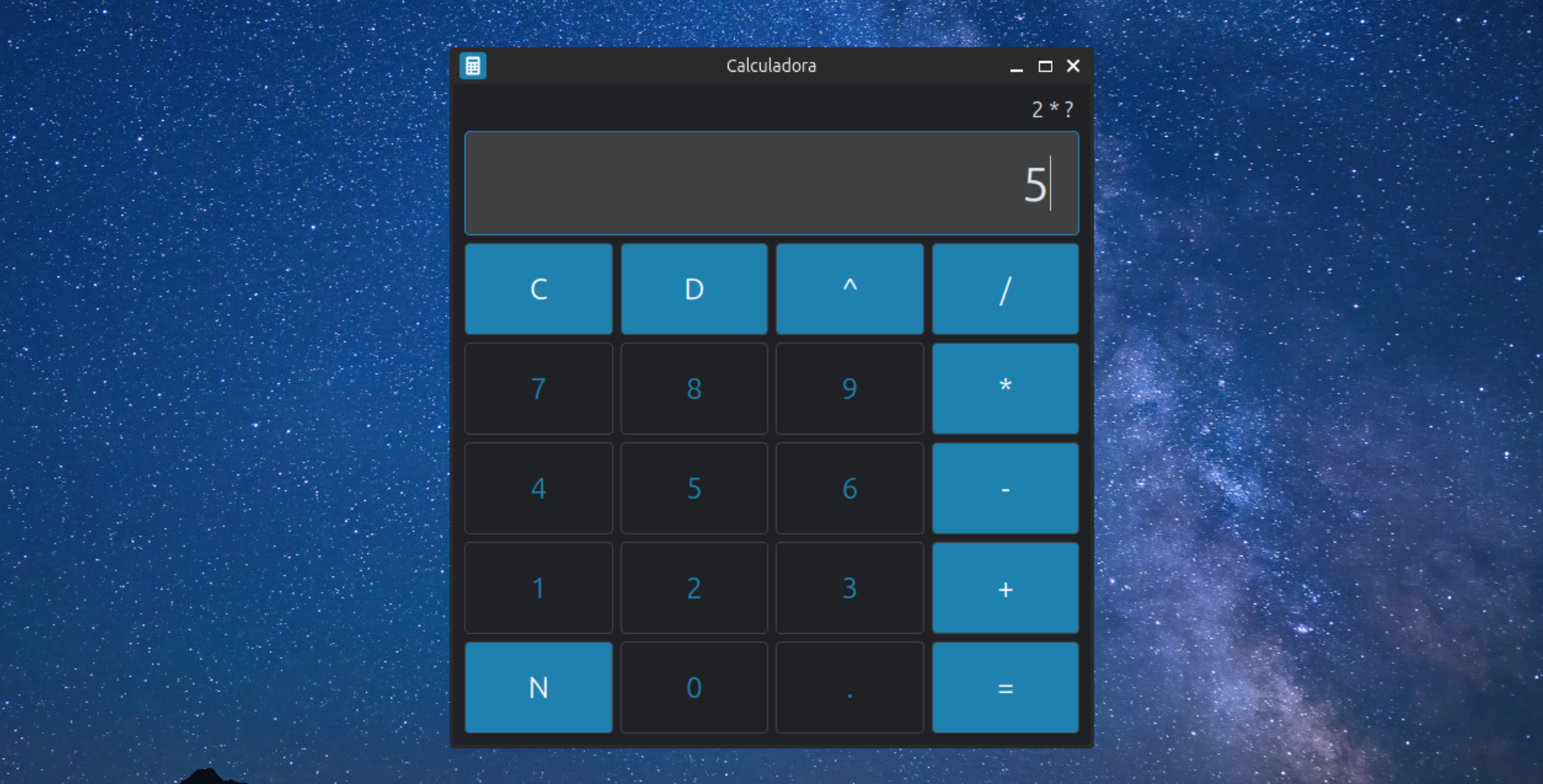 Image of Calculadora Python.