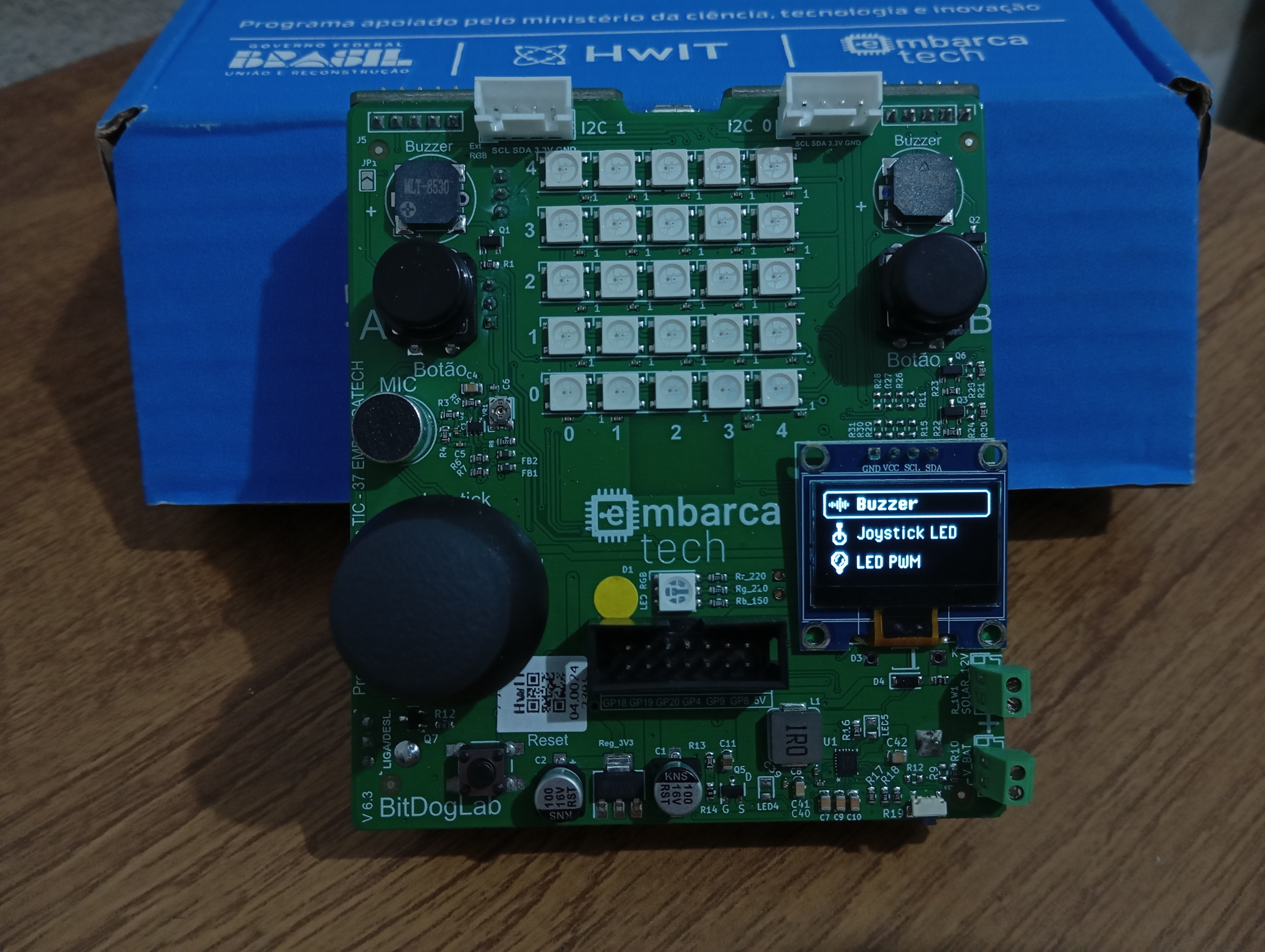 Image of Menu Interativo BitDogLab.