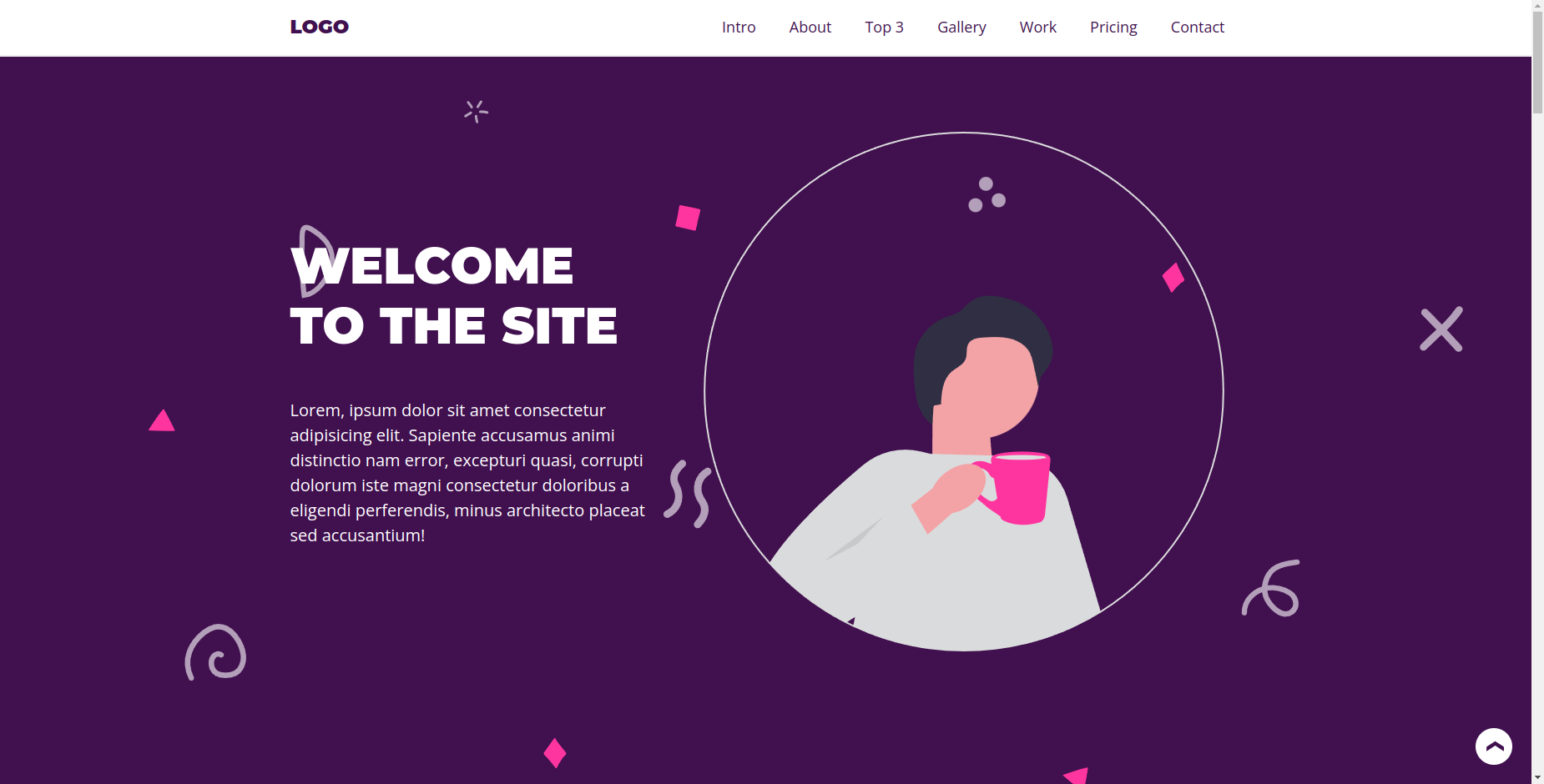 Image of Simple Landing Page.